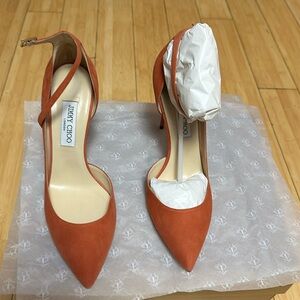 Suede D’Orsay pump. Brand new never worn.